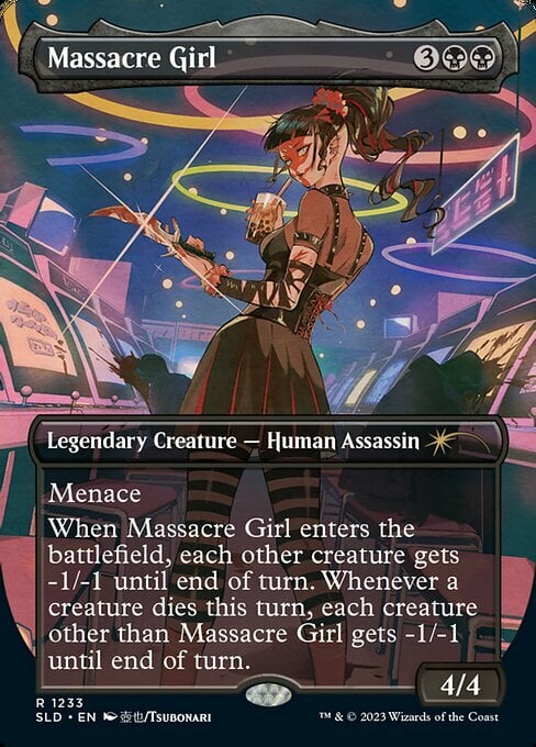 Massacre Girl Card Front