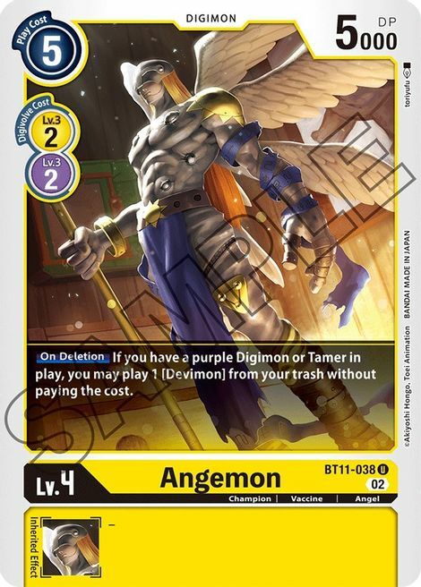 Angemon Card Front