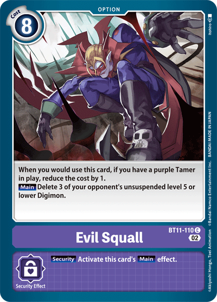 Evil Squall Card Front