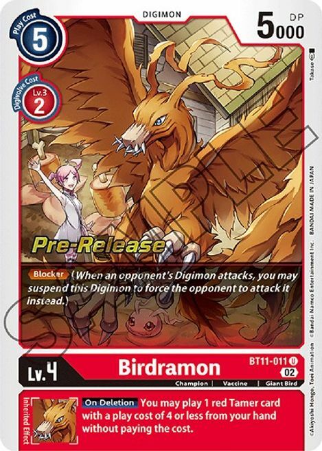 Birdramon Card Front