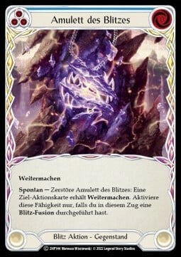 Amulet of Lightning Card Front