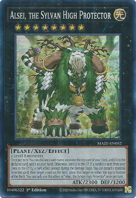 Alsei, the Sylvan High Protector Card Front