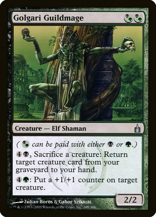 Golgari Guildmage Card Front