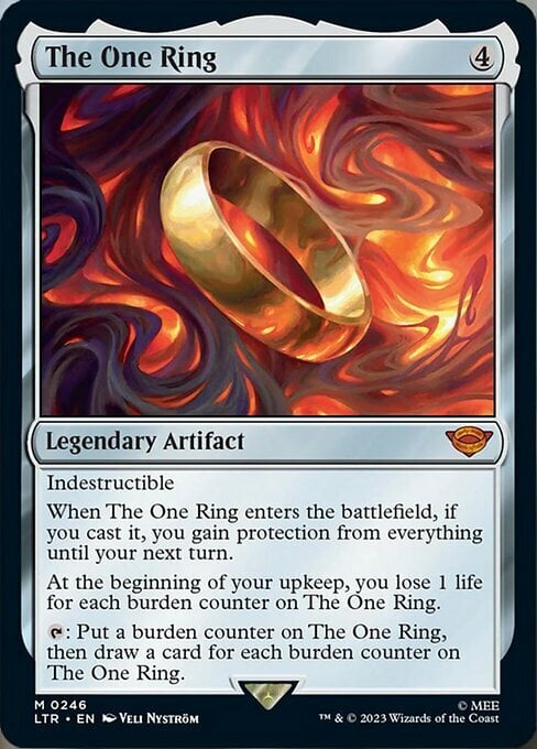 The One Ring Card Front