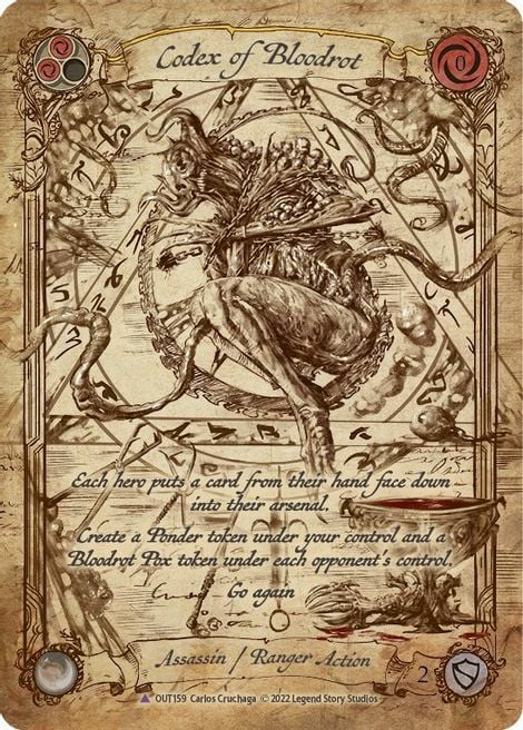 Codex of Bloodrot Card Front