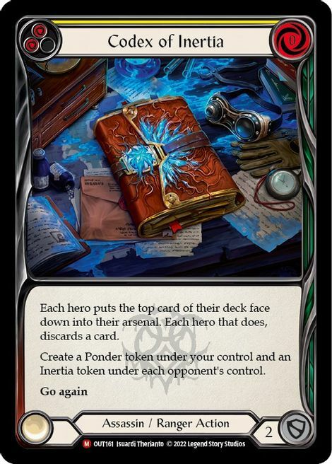 Codex of Inertia Card Front