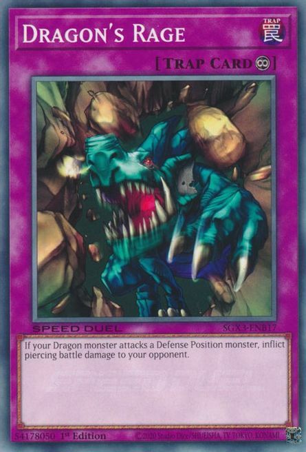 Dragon's Rage Card Front