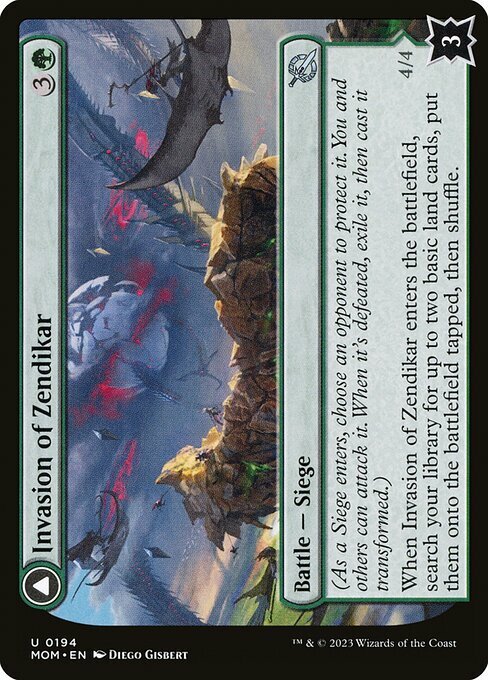 Invasion of Zendikar // Awakened Skyclave Card Front