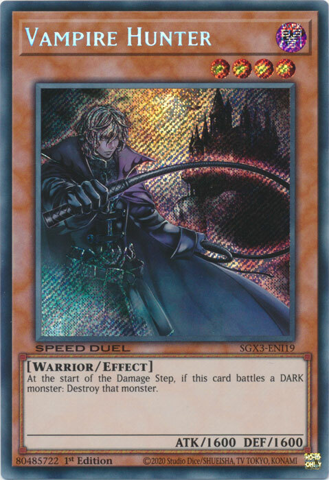 Vampire Hunter Card Front