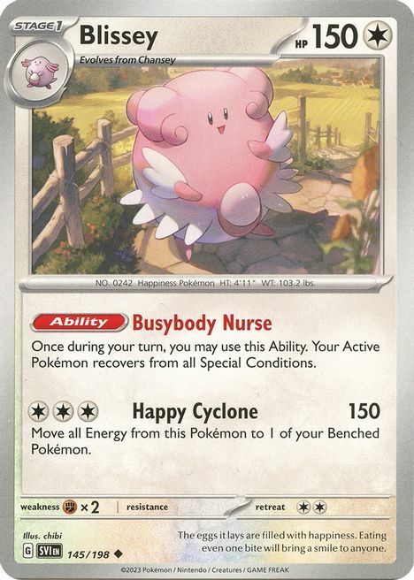 Blissey Card Front