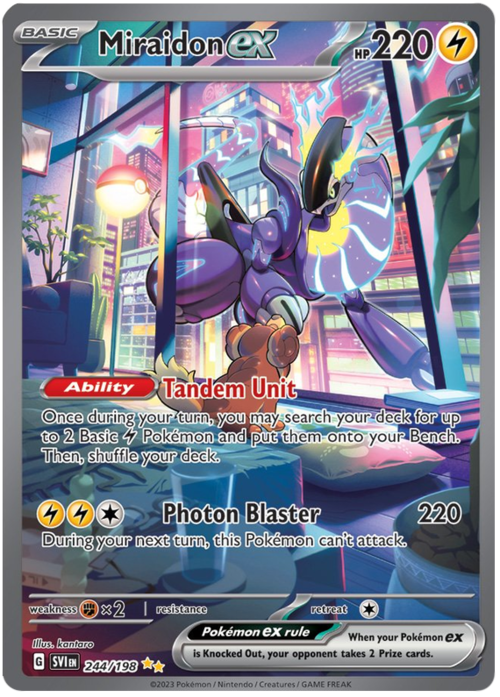 Miraidon ex Card Front