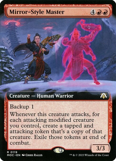 Mirror-Style Master Card Front