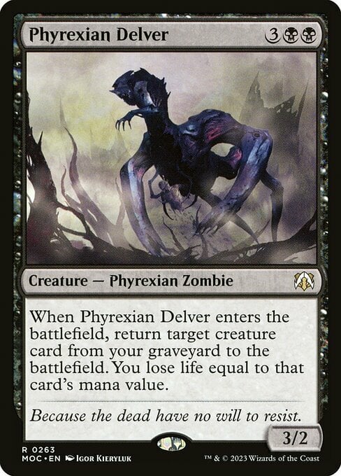 Phyrexian Delver Card Front