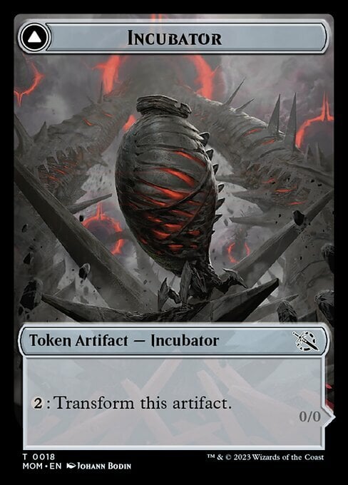 Incubator // Phyrexian Card Front