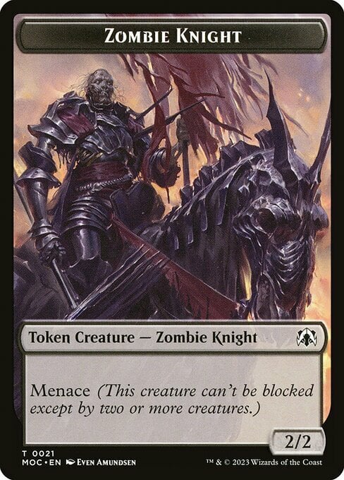 Zombie Knight Card Front