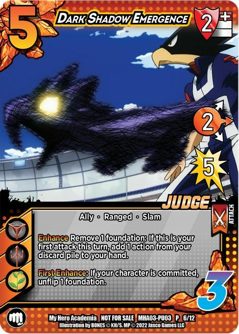 Dark Shadow Emergence Card Front