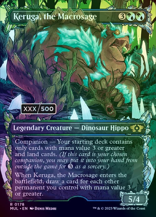 Keruga, the Macrosage Card Front