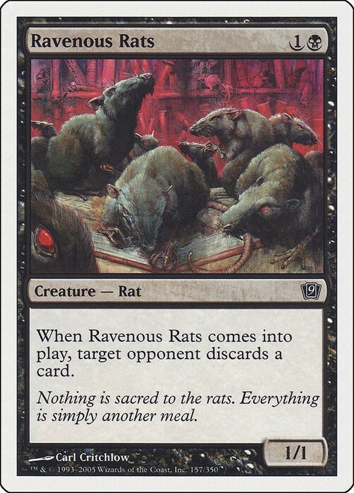 Ravenous Rats Card Front