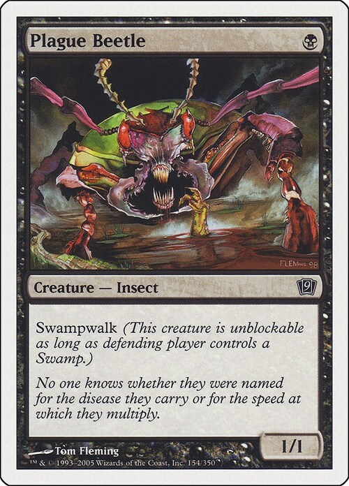 Plague Beetle Card Front