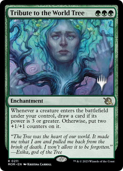 Tribute to the World Tree Card Front