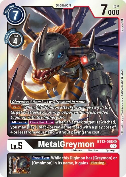 MetalGreymon Card Front