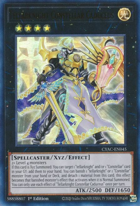 Tellarknight Constellar Caduceus Card Front