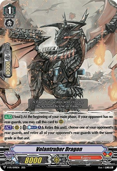 Volantruber Dragon Card Front