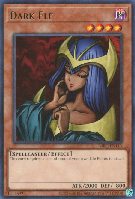 Dark Elf Card Front