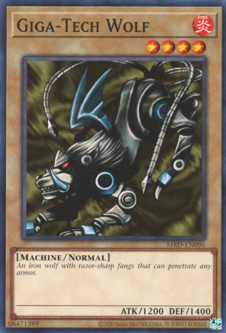 Giga-Tech Wolf Card Front