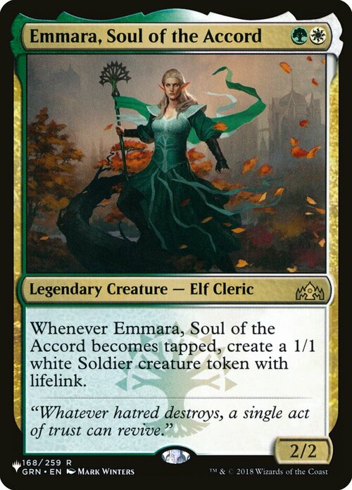 Emmara, Soul of the Accord Card Front