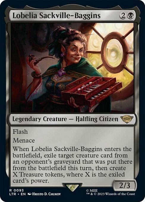 Lobelia Sackville-Baggins Card Front