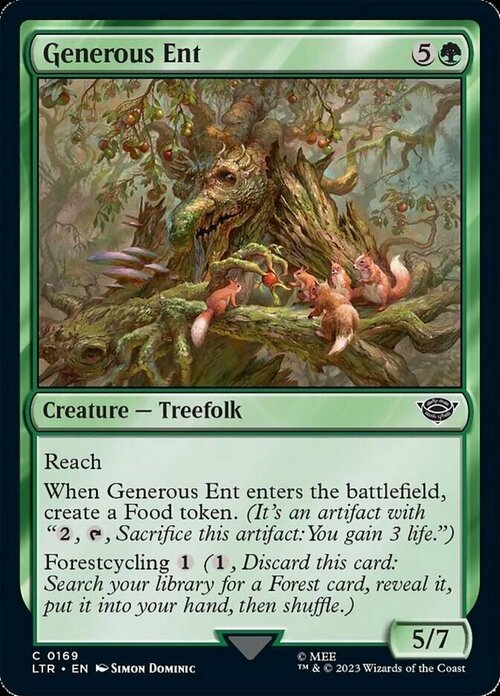 Generous Ent Card Front