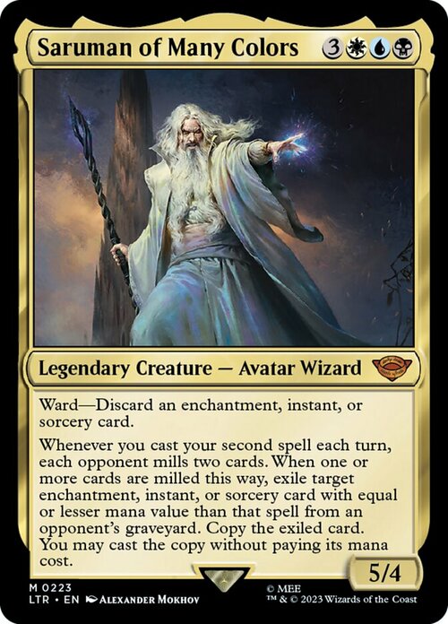 Saruman of Many Colors Card Front