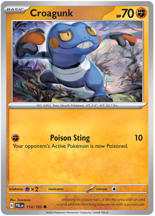 Croagunk Card Front