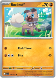 Rockruff [Roar | Rock Throw]