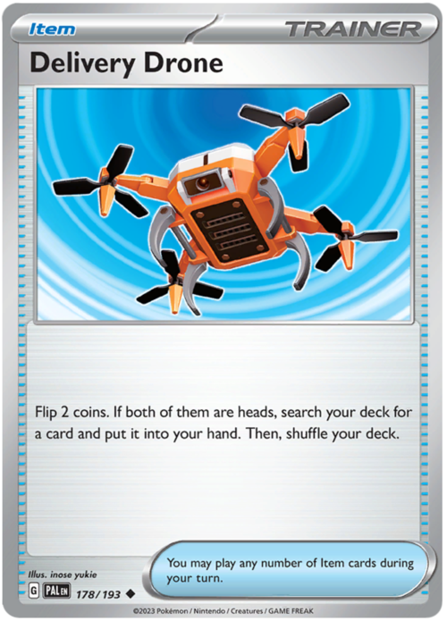 Delivery Drone Card Front