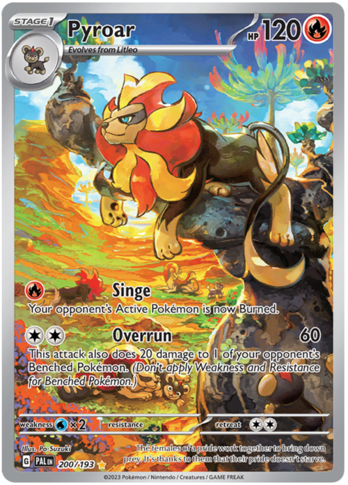 Pyroar Card Front