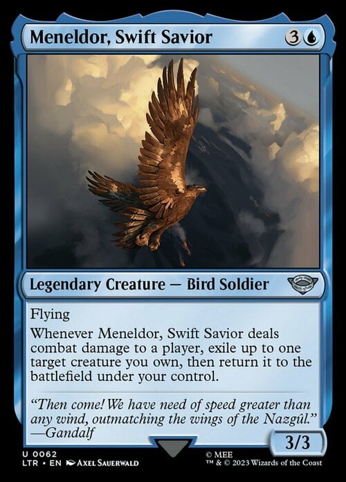 Meneldor, Swift Savior Card Front