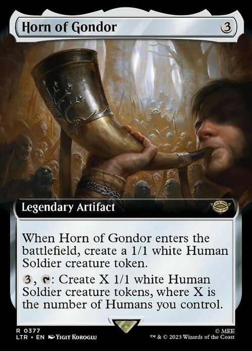 Horn of Gondor Card Front