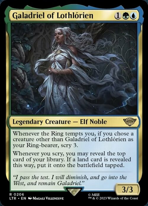 Galadriel of Lothlórien Card Front