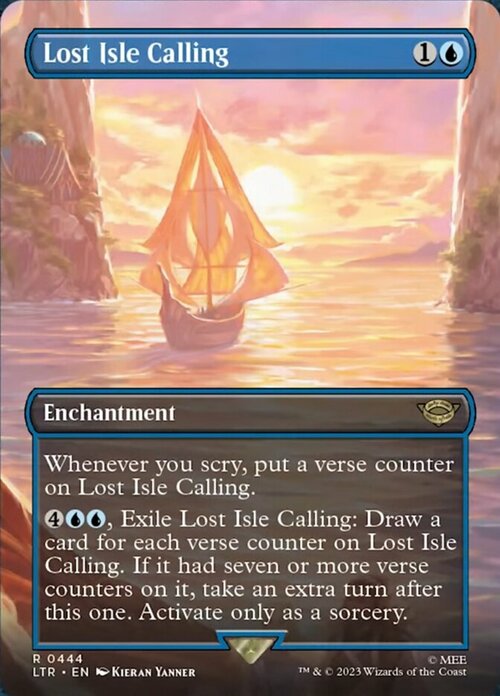 Lost Isle Calling Card Front