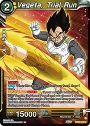 Vegeta, Trial Run