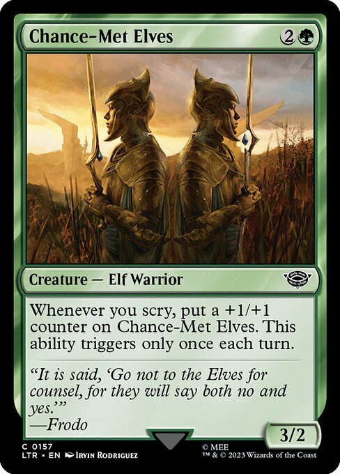 Chance-Met Elves Card Front