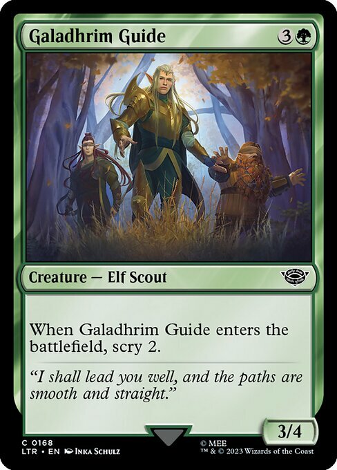 Galadhrim Guide Card Front