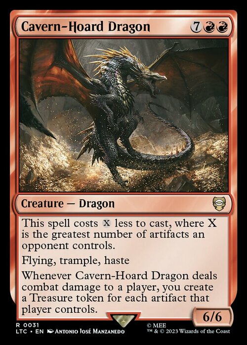 Cavern-Hoard Dragon Card Front