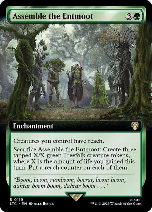 Assemble the Entmoot Card Front