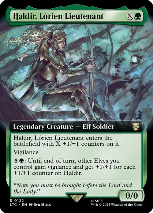 Haldir, Lórien Lieutenant Card Front