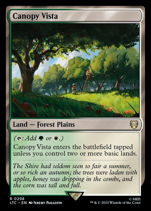 Canopy Vista Card Front