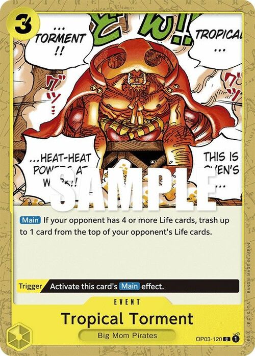 Tropical Torment Card Front