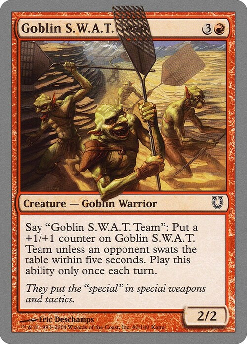 Goblin S.W.A.T. Team Card Front